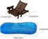 Toyvian 2 Sets Doll House Swimming Pool Swimming Ring Folding Beach Sunbath Chair Simulation Miniature Craft Furniture Pool Toys Photo Props for D...
