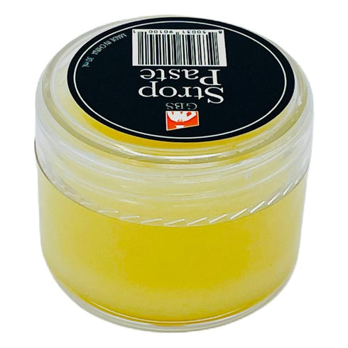 G.B.S Leather Strop 30ml Conditioning Paste Professional Hone and Sharpen your Shaving Razor, blade, knives, cutlery and tools- Leather Balm...