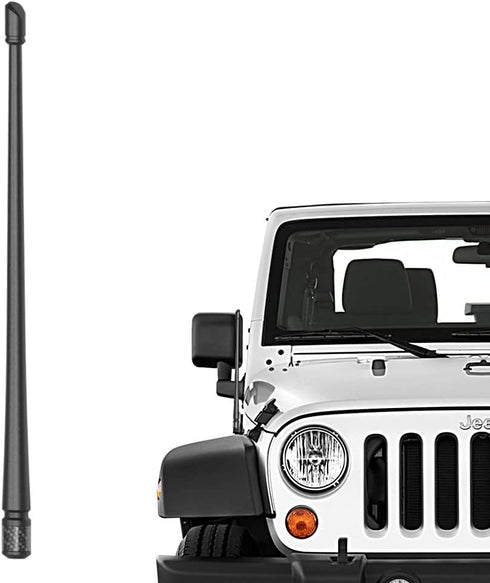 RYDONAIR Antenna Compatible with Jeep Wrangler All Models 2007-2025 & Jeep Gladiator 2020-2025, Internal Copper Coil for Enhanced Reception, 13 in...