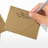 A2 Contour Flap Envelopes (4 3/8 x 5 3/4) - 70lb. 100% Recycled, Grocery Bag Brown (50 Qty.) | Perfect for RSVP Cards, Invitations, Announcements ...