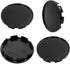 RTRHINOTUNING 63mm 2.5in Wheel Center Caps for Dodge Ram 1500 Dakota Durango 52005732, 63mm(2.48in)/57mm(2.26in) 4 Pack Black Hub Caps...