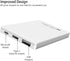 Dual USB Output Super Slim Power Bank Ultra Thin, 3000mAh Portable Charger Mini External Phone Battery Pack Small Dual Outlet, Emergency Phone Pow...
