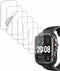 Screen Protector Compatible with SKG R8 and KEEPONFIT IDS01 1.8” Military Fitness Tracker Smartwatch, Soft TPU, 6 pieces, Bubble Self-healing...