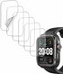 Screen Protector Compatible with SKG R8 and KEEPONFIT IDS01 1.8” Military Fitness Tracker Smartwatch, Soft TPU, 6 pieces, Bubble Self-healing...