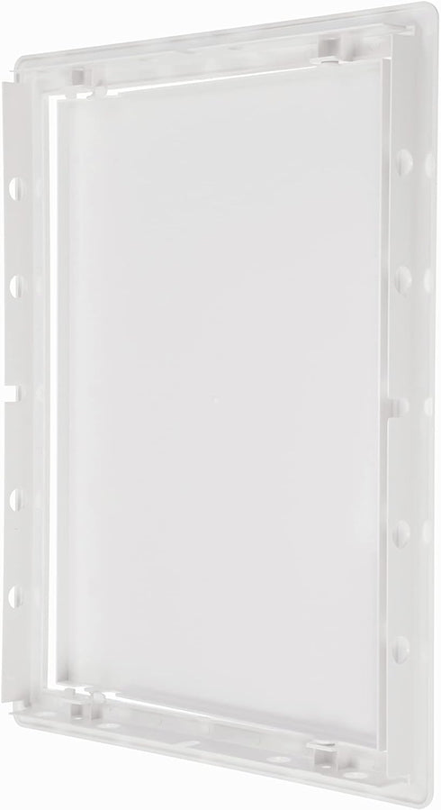 10" x 13" White Plastic Access Panel. Service Shaft Door Panel. Plumbing, Electricity, Heating, Alarm Wall Access Panel for Drywall. Bathroom Serv...