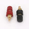 UTSAUTO Battery Terminal 5/16” M8 8mm Stud Remote Battery Binding Post Power Junction Post Connector Terminal Kit 2Pcs (Red & Black)...