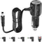 12V Car Charger with 5V Daul USB Ports and 5 Connectors for Radar Detector, LED Light Strip, Portable Air Pump, DVD Player, Monitor, Speaker, Brea...