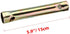 Pair of 16-18mm(5/8-45/64'') Double Ended 150mm(5-7/8") Length Motorcycle Ignition Spark Plug Spanner Deep Reach Socket Wrench Tool with TommyBar...