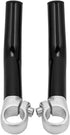 Dilwe VGEBY1 Handlebar End, 1 Pair Aluminum Alloy Handlebar Grip End End with Stopper for 22.2mm Handlebar Replacement(Black)...