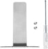 4 Pcs Aluminium Alloy Picture Frame Easel Back Photo Frame Easel Stand with Screws and Screwdriver...