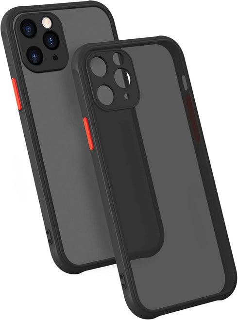 ZEZHOU Design for iPhone 11 Pro Max Phone Case, Shockproof Military Grade Drop Protection, Protective Hard Back Slim Translucent Matte Case for iP...