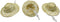 3Pcs Chicken Hats for Hen Small Animal Straw Hat Helmet for Real Chickens 3.1 Inch Mini Hamster Pet Chicken Top Hat with Adjustable Elastic Chin S...