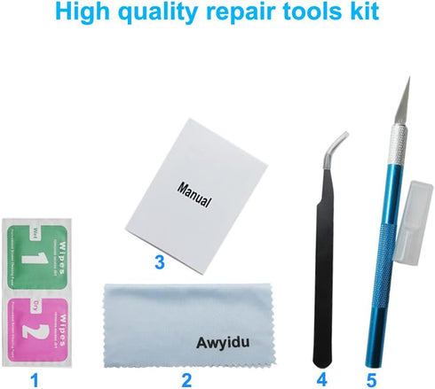 2 Pieces OEM Original Rear Camera Glass Lens Replacement for Google Pixel 4 and for Google Pixel 4XL Adhesive Preinstalled with Repair Tools Kit.....