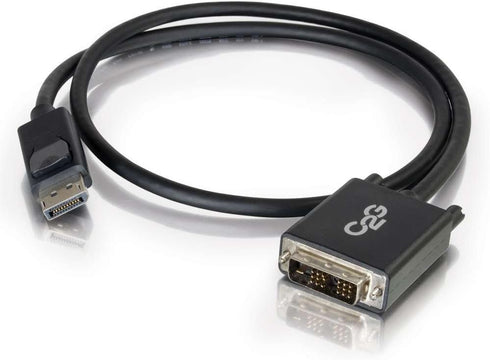 Cables To Go 54328 C2G/Cables to Go 3ft DisplayPort to DVI Adapter Cable - DVI-D Single Link - Black...