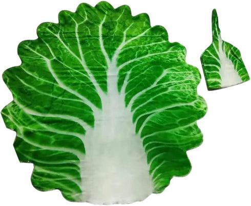 Toddmomy Baby Swaddle Blanket Cabbage Photo Blankets with Hat Infant Swaddle Wrap Unisex Blankets Memory Photography Background Props for Newborn ...