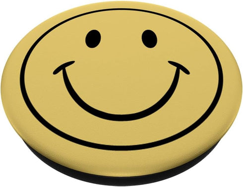 HAPPY FACE - SMILE - RETRO 70'S GRAPHIC PopSockets PopGrip: Swappable Grip for Phones & Tablets PopSockets Adhesive PopGrip...