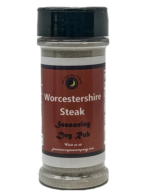 Premium | Worcestershire Steak Seasoning Dry Rub | Large Shaker | Calorie Free | Saturated Fat Free | Cholesterol Free | Sugar Free | Crafted in S...