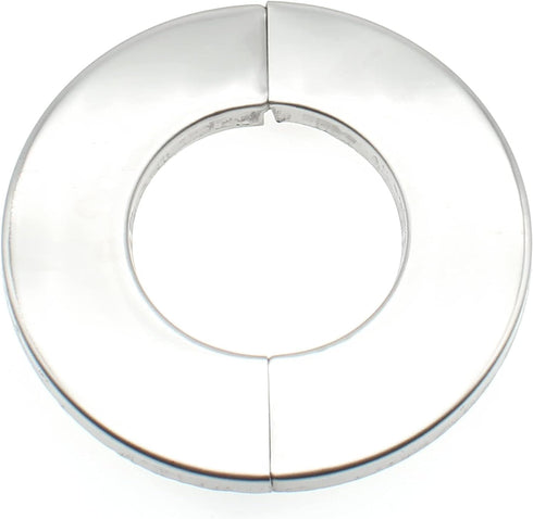 4.0" Stainless Steel Wall Split Flange 2pcs Split Decorative Escutcheon Self-Adhesive Wall-mounted Water Pipe Cover Accessories...