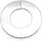 4.0" Stainless Steel Wall Split Flange 2pcs Split Decorative Escutcheon Self-Adhesive Wall-mounted Water Pipe Cover Accessories...