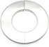4.0" Stainless Steel Wall Split Flange 2pcs Split Decorative Escutcheon Self-Adhesive Wall-mounted Water Pipe Cover Accessories...