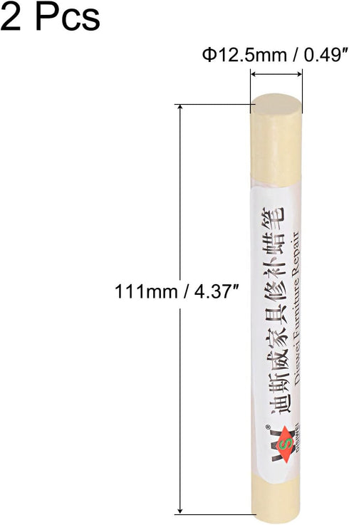 uxcell Wood Wax Filler Stick, Furniture Crayons Wooden Repair Wax Filler Stick Touch Up Wax Paint Pens for Scratches Holes Floor Laminate Carpente...