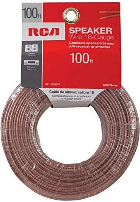 RCA AH18100N 100 feet 18-Gauge Speaker Wire...