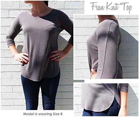 Style Arc Sewing Pattern - Fran Knit Top (Sizes 18-30)...
