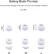 Adhiper Silicone Earbuds Replacement Buds Pro Earbuds Earmuffs Earbuds Compatible for Samsung Galaxy Buds Pro Earbuds/SML Silicone Earbuds 3 Sizes...