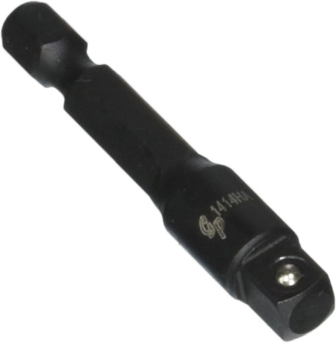 Grey Pneumatic (1414HA 1/4" Hex x 1/4" Square Socket Adapter...