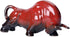 Wall Street Bull Arts Statues,Exquisite Ceramic Fortune Bulls Figurines and Sculptures Home & Office Tabletop Decor (Unstoppable-Red)...