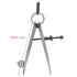 Wing Divider, Adjustable&Lockable Precision Spring Divider Caliper Compass with Pen Holder Craft Rotating Tool for Metal Workpiece Processing, Mec...