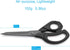 LIVINGO 9.5” Sharp Fabric Scissors, All Purpose Heavy Duty Titanium Coated Premium Forged Stainless Steel Tailor Dressmaking Sewing Shears Comfort...