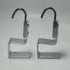 2 Pcs Desk Hook, Student Desktop Nail-Free Hook, Table Hook for Schoolbag, Space Aluminium Alloy, Hanger Hooks for Bag Purse Clothes Backpack Hold...