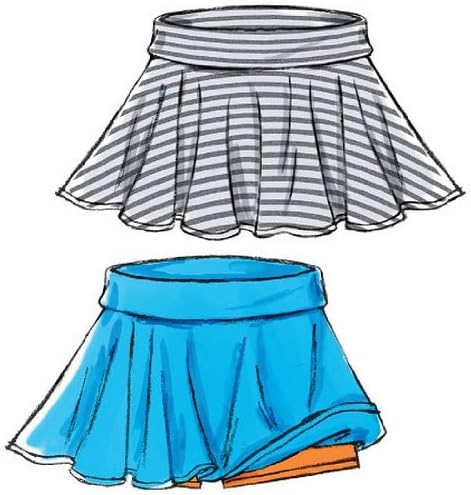 McCall Pattern Company M6918 Children's/Girls Skorts, Size CCE...