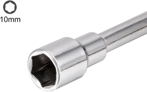 uxcell 10mm Metric L Shaped Angled Open Hex 6 point Socket Wrench...