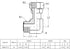 FS6500-12-12 Hydraulic Adapter Fitting 3/4" Male O-Ring Face Seal(1-3/16"-12 NPT) × 3/4" Female O-Ring Face Seal Swivel Nut(1-3/16"-12 NPT) 90°Pip...