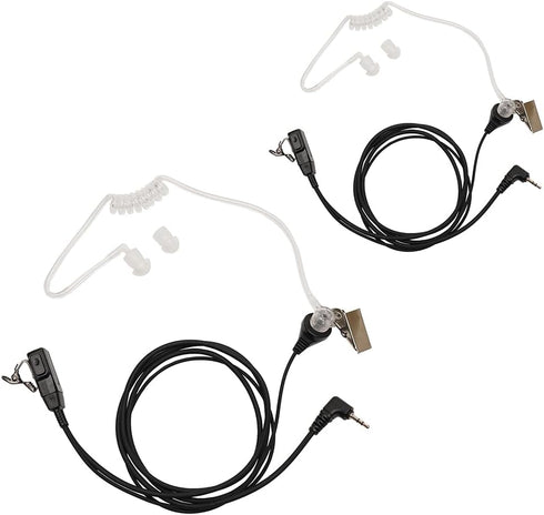 Acoustic Tube Earpiece Headset with PTT Mic Compatible with Uniden GMR 2 MOICO M880 T228 T328 T388 GMR5089-2CKHS GMR1636-2C Walkie Talkie Two Way ...