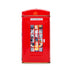 Ahmad Tea London Telephone Box Caddy Gift Tin, 20 Teabag, English Breakfast...