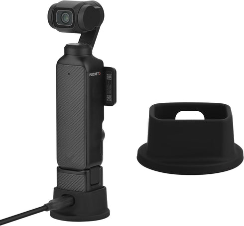 Camera Mount Stand Base for DJI OSMO Pocket 3,Silicone Support Base Desktop Stable Bracket Non-Slip Support Adapter Camera Mount Accessories...