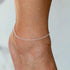 Dainty Gold Chain Anklet,Simple Delicate Figaro Chain Ankelt,Curb Chain Anklet,Coin Chain Anklet,Satellite Chain Anklet,Link Chain Ankle Bracelet,...
