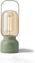 Retro Cordless Lantern Table Lamp, 40 Hours Long Lasting Dimming Night Light, Small Rechargeable Battery Operated Light for Nightstand, Decoration...