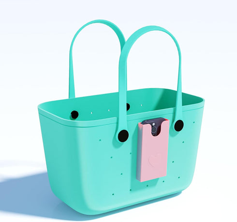 Phone Holder Compatible with Bogg Bag, Bogg Bag Accessories Keep You Phone Accessible Adjustable Clip Bogg Bag Insert Fits Rubber Beach Toe Bag, B...
