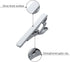 Men's Fashion Alloy Metal 1.5" Skinny Tie Clip - 3 Pcs Set...