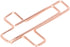 Fdit 100PCS Cross Paper Clips, Rose Gold Metal Paper Clamps for Document Note Sorting Organizing Paperwork Office School and Personal Use...