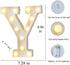 MUMUXI Marquee Light Up Letters | Large Light Up Numbers | Battery Powered and Bright with Every Letter of The Alphabet | for Wedding, Birthday, P...