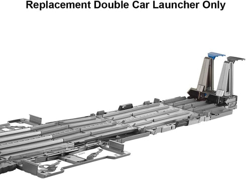 Hot Wheels Replacement Part Race Crate Playset for Die-Cast Vehicles - GKT87 ~ Replacement Gray and Blue Double Car Launcher...