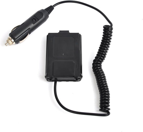 Battery Eliminator Car Charger for Baofeng Transceiver Ham Radio UV-5R UV-5R+ UV-5RA UV-5RA+ UV-5RB UV-5RC UV-5RD UV-5RE UV-5RE Plus Walkie Talkie...