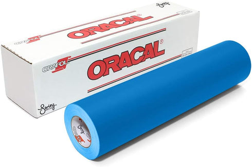 ORACAL 631 Adhesive Vinyl, 12" x 6', Azure Blue...