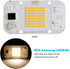 YXO YUXINOU 1 Piece COB 50W LED Panel Light with LM283B+ 48PCS Diodes 3500K White Light Driver IC LED Chip with Bracket Thermal Paste and Scrapers...