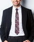 Paisley Ties For Men – Tie Set With Pocket Square Cufflinks & Flower Brooch Pin For Mens (APN1) (Pack of 4)...